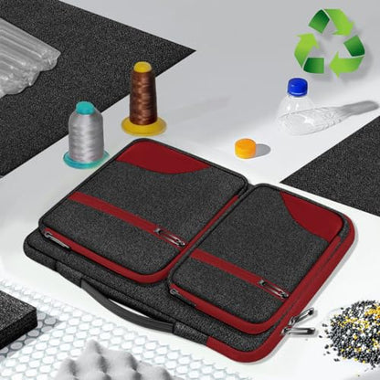 ZINZ 360 Protective Laptop Case 15" 15.6" 16" Sleeve, Water-Resistant Handbag with Straps Compatible with 16" MacBook Neo, MacBook Pro Air 16"/15", XPS 16" and Most 15" 15.6" 16" Notebooks,B01RD02 - color: B01rd02, size: 15"-16"