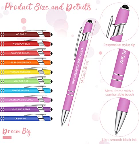 Geyee 24 Pcs Back to School Teacher Gifts Stylish Sticky Notes with Funny Pens 3 x 4 Inch Employee Appreciation Gifts for Coworkers Teacher Employee Office Staff Work Team Appreciation Gift - style: Stylish