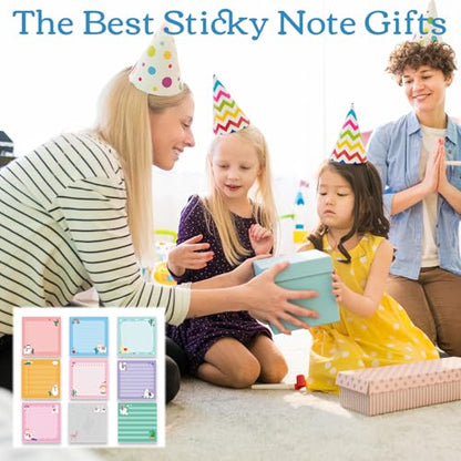 Alpaca Sticky Notes Gifts, 9 Pack Colorful Llama Notepads 3x3 Inch, Mexican Camel Self-Stick Memo Pad Office School Supplies Gifts for Women Men (450 Sheets) - style: Alpaca