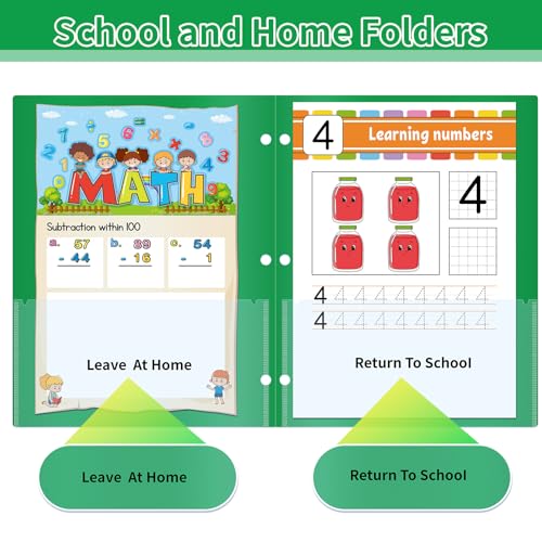30 Pcs 3 Hole Punch Parent Teacher Communication Folders with Clear Front Pockets for 3 Ring Binders, 2 Pockets Homework Take Home Plastic Folders Classroom Folder for Kid Student ﻿ (30, Yellow) - color: Yellow