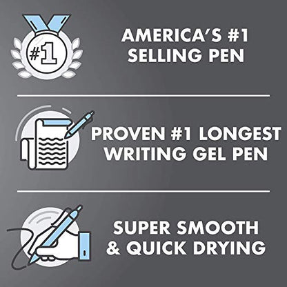 PILOT G2 Premium Gel Pens, 0.7mm Fine Point, Pack of 10 | Refillable & Retractable, 5 Black & 5 Blue Ink Pens