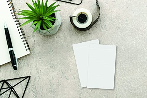 Home Advantage Light Gray Double Sided Vertically Ruled White Mini Index Cards, White Lined, Note Cards (3-x-5)