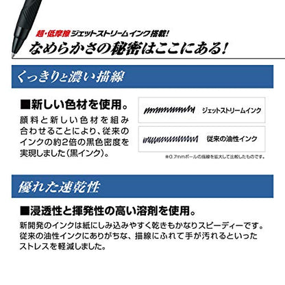 uni Jetstream 4&1 Metal Edition, 0.5mm Ballpoint Pen (Black, Red, Blue, Green) and 0.5mm Mechanical Pencil, Gun Metallic (MSXE52000A05.43) - color: silver (gunmetallic), size: 1 Count (Pack of 1)
