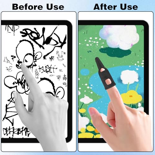 6Pcs Finger Stylus Pen for Touchscreen High Precision Sensitivity Silicone, Capacitive Stylus Suitable for iPad/iPhone/Android Phones Tablets All Touch Screens Adults and Children