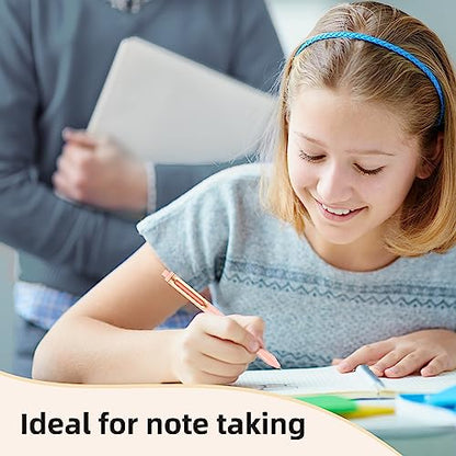 NUSIGN Gel Pens, 10 Pcs 0.5mm Retractable Black Ink Fine Point Rolling Ball Gel Pen, Smooth Writing No Bleed for Journaling Note Taking, Home School Office Supplies - color: Morandi-10pcs