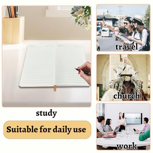 Encouraging Christian Hard Shell Journal Notebook, Bible Verse Gifts for Women, College Ruled Notebook, Inspirational Hardcover Notebooks, Journals for Writing Planner Note Taking (5.8 x 8.3) - color: Multi 1155