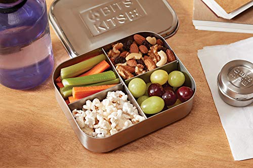 Bits Kits Bento Box Lunch and Condiment Containers Bundle, Stainless Steel | For Kids & Adults | Easily Fits In Lunchboxes | Durable Stainless Steel | Dishwasher Safe | Full Lunch Set | On The Go - style: Set of 3
