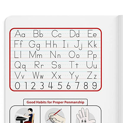 STAPLES Primary Composition Notebook, 7.5” x 9.75”, Primary Ruled, 100 Sheets, Marble Cover, 3‑Pack - style: 3 Pack