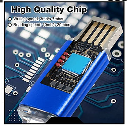 Hoteam 50 Pack USB 2.0 Flash Drives Bulk Blue Portable Thumb Drive with Hat USB Sticks Bulk with 50 Pcs Lanyards for Data Storage File Sharing Commercial Gift(2GB) - size: 2 GB