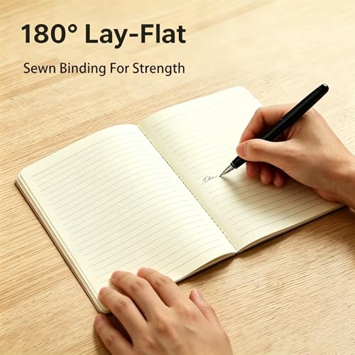 Wotion Lined Notebook 16 Pack, A5 Journals to Write in for Travel, 60 Pages/30 Sheets, 8.3" x 5.5", Thick Paper Notebooks for Students Office Women Men, Travel Journal Diary Planner Set - style: 16pack Lined page