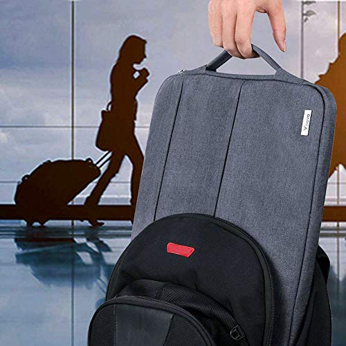 Voova Laptop Sleeve Carrying Case 15.6 16 Inch,Slim Computer Cover Bag Compatible with MacBook Pro 15/16, Dell xps 15,15-16 Inch HP Dell Asus Acer Laptop, Dark Grey - color: Dark Grey, size: 15.6-16 Inch