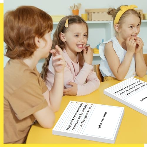 100 Sheets Ruled Writing Paper, Double-Sided Printing 1” Line Spacing with Blank Area Handwriting Writing Paper with Dotted Lines Practice Paper for Kindergarten Toddlers Kids (8” x 10.6”) - size: 8” x 10.6” 100 Sheets, style: Story Paper（vertical version