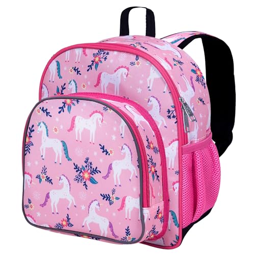 Wildkin 12-inch Kids Backpack – Padded, Adjustable, Ideal for Daycare & Travel - Magical Unicorns - color: Magical Unicorns