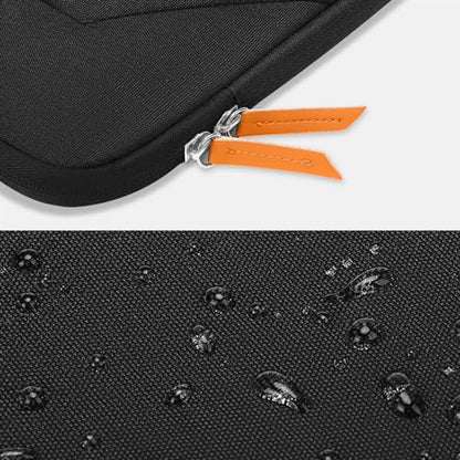 MOSISO Laptop Case 13.3 inch, 13-13.3 inch Laptop Sleeve Compatible with MacBook Neo/Air 13.6/Pro 13/Pro 14, HP Dell ASUS Lenovo,Polyester Bag with Bevel Horizontal&Vertical Pocket&Small Bag,Black