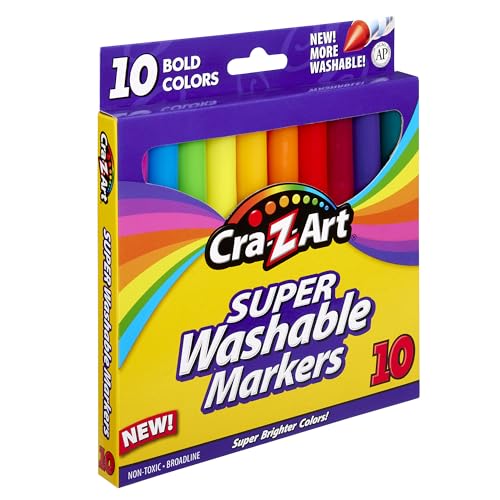 Cra-Z-Art Bold Washable Markers, 10 Count - size: 10 Count (Pack of 1)