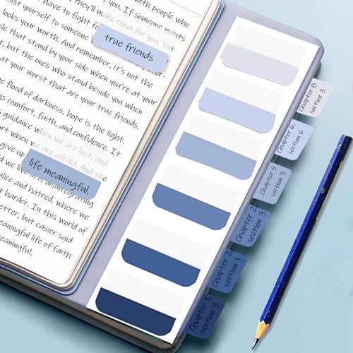 Potanro Book Tabs240 PCS Annotation Tabs 1"x1.8" Large Book Sticky Tabs Repositionable Page Tabs Flags Page Colorful Index Tabs for Annotating Books and File Classification(Large) - size: Large