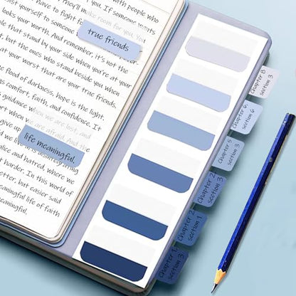 Potanro Book Tabs240 PCS Annotation Tabs 1"x1.8" Large Book Sticky Tabs Repositionable Page Tabs Flags Page Colorful Index Tabs for Annotating Books and File Classification(Large) - size: Large