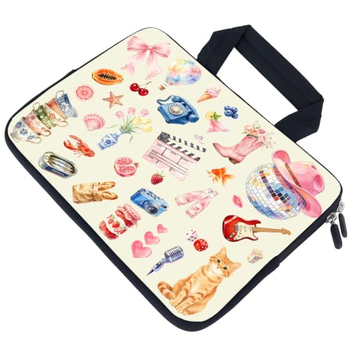 AMARY Laptop Sleeves 11.6" 12" Laptop Handle Bag Neoprene Notebook Carrying Pouch Chromebook Sleeves case (AMR12-30) - color: AMR12-30