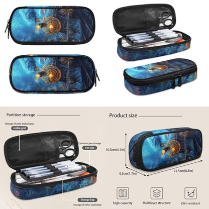 Blue Train Backpack for Boys 8-12 Girls Kids Backpack and Lunch Box Set for Elementary Preschool Student with Zipper Pencil Case Water Bottle Sleeve Lightweight Bookbags School Supplies - color: Blue Train
