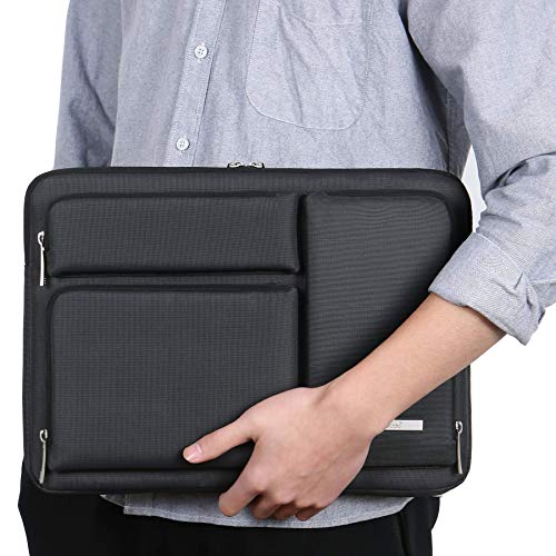 Lacdo Chromebook Case Laptop Sleeve for 11.6 inch Samsung HP Lenovo Dell Acer ASUS Chromebook, 13 inch Microsoft Surface Pro 11 Copilot+PC/Surface Pro 10 9 8 X, 11.6" MacBook Air Computer Bag, Black - color: Black, size: 11-11.6 Inch