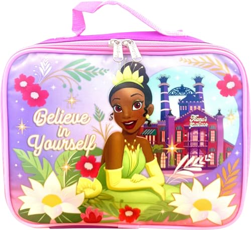 Disney Licensed Kid's Insulated Lunch Box (Tiana-Purple) - color: Tiana-Purple