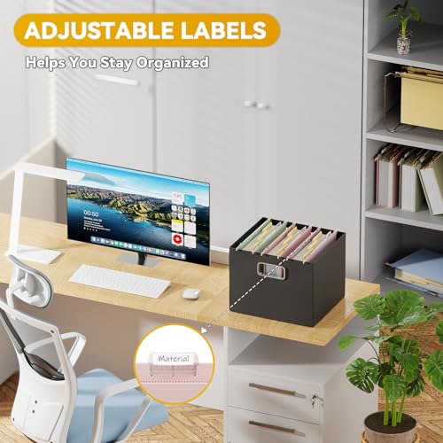 Plastic 2" Expandable Extra Capacity Hanging File Folder Letter Size | Heavy Duty File Folder with Tabs,Reinforced Job File Cabinet Folders,12 Pack Pastel Hang Folder for File Box Drawers Frame - size: 2" Expansion