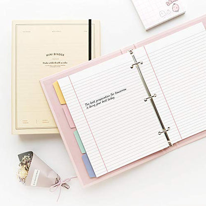 A5 Filler Paper, 3 Hole Planner Refills, Organizer, Loose-leaf Binder Paper, 100 Sheets/200 Pages, Lined, 100gsm, White, 5.8 x 8.2 Inch, 3 Hole Filler Paper, Mini Binder Refill Inserts - size: 100 Sheets