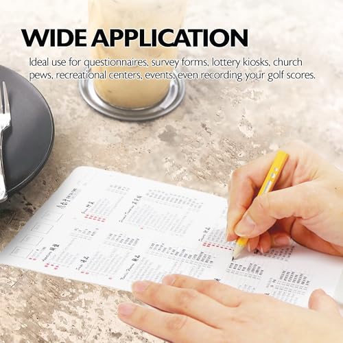 BAZIC PRODUCTS Pre-Sharpened #2 Golf Pencils, 144 Count, Hexagon Wood | HB graphite core, break-resistant, 3.5 in mini barrel, surveys, lottery, church, events, golf scores - size: 1 Count (Pack of 1)