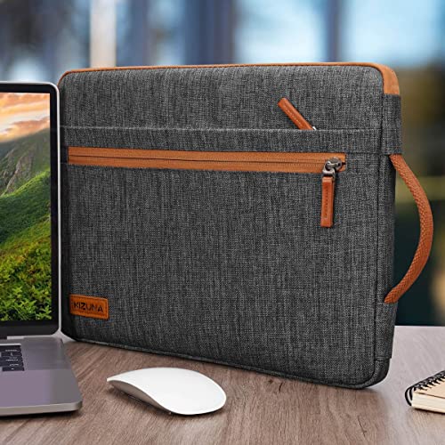 KIZUNA Laptop Sleeve 11 Inch Water-Resistant Computer Case Hand Bag for 13" MacBook Pro M2/13 Surface Pro 8 X/13.4" DELL XPS 13/12.4" Samsung Galaxy Tab S7/11.6" Samsung Chromebook 4/13.3" ASUS,Brown - color: Brown, size: 11-11.6 Inch / MacBook Pro M2 202