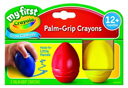 Crayola My First Egg Crayons, Easy-Grip