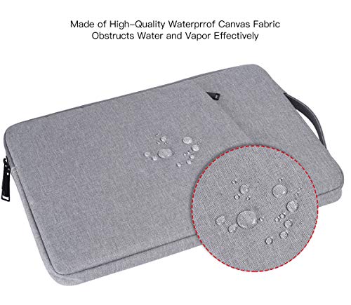 17.3 Inch Laptop Case Bag for HP 17.3 / Envy 17 17t/ Pavilion 17, Acer Nitro 5, Lenovo IdeaPad 3 17, ASUS VivoBook Pro 17 Carrying Protective Case(Light Grey) - color: Light Grey, size: 17-17.3 Inch