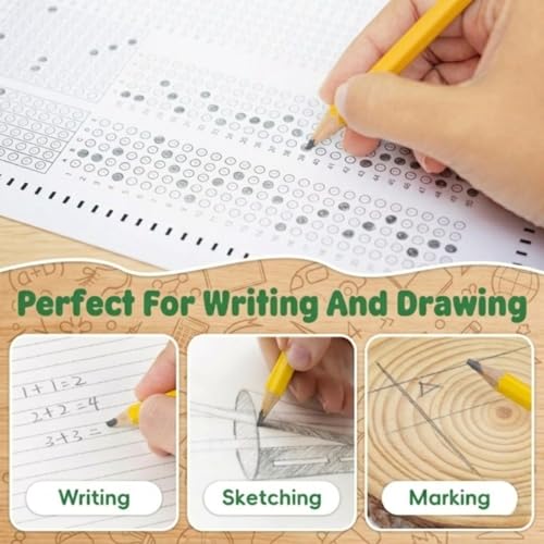 School Supply Boxes | 10 ct. Wooden Pencil Pack | 1 Pack | Pre-Sharpened No. 2 Wooden Pencils | 10 Total Pencils