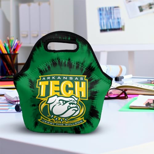 Campus Lab Arkansas Tech University Tie-Dye Soft Neoprene Lunch Bag, School - color: Arkansas Tech University ATU Wonder Boys