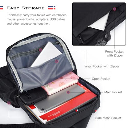 Tablet Carrying Sleeve Shoulder Bag for Amazon Fire Max 11/Fire HD 10 Plus 2023-2021,iPad Pro M5 M4 11 inch/iPad Air M4 M3 M2 2026 2025 2024/iPad 11th 10th/Air 5/Samsung Galaxy Tab S9 S8 Case - size: 9.7-11 Inch