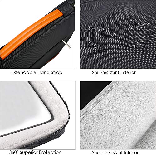 Lacdo 360° Protective Laptop Sleeve Case for 13 inch MacBook Air M5 A3449 (2026), M4 A3240 2025, M3 A3113 A2681 A2337 | 13" MacBook Neo A18 Pro A3404 (2026) | iPad Air/Pro 13 M5 Computer Bag, Black - color: Black, size: New MacBook Air/Neo/Pro 13 Inch