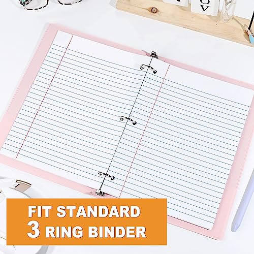 SUNEE Loose Leaf Paper, 900 Sheets, 6 Pack Wide Ruled Paper, 8 x 10-1/2 Inch Filler Paper, 3 Hole Punch Binder Paper, Loose Leaf Notebook Paper, 150 Sheets/Pack - size: Wide Ruled | 6 Pack