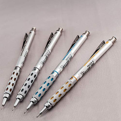 Pentel Arts GraphGear 1000 Mechanical Pencil Premium Gift Set with Refill Leads & Erasers (PG1000BXSET) (Pack of 6) - size: 1 Count (Pack of 6)