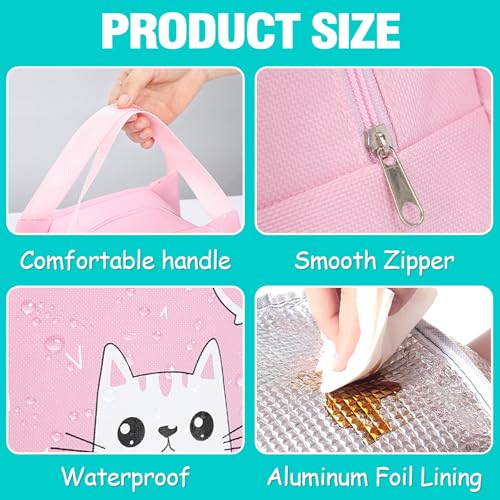 Lunch Bags Tote Cooler Bag Insulated Reusable Lunch Tote Bags Cartoon Portable Lunch Box Bag for Work Office Picnic Beach (Panda) - color: Panda