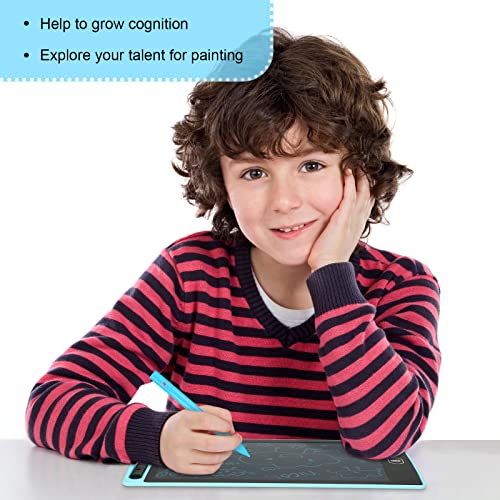 Flutesan 4.5 Inch LCD Writing Tablet Pen Replacement 4 Pcs Kids Stylus Pen for Drawing Tablet Doodle Pad with 4 Hanging Rope(Light Blue) - color: Blue