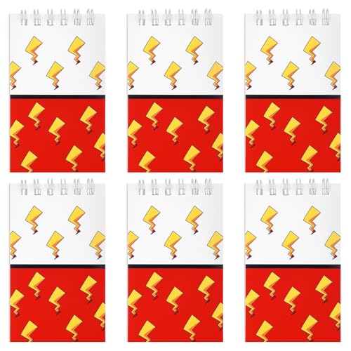 Joottuan 24 Pack Mini Cartoon Notebooks Anime Spiral Pocket Notepads Animation Portable Notebooks for Kids Teacher Classroom Office Birthday Party Favors