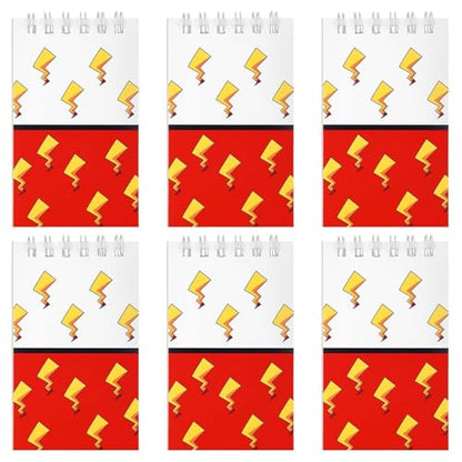 Joottuan 24 Pack Mini Cartoon Notebooks Anime Spiral Pocket Notepads Animation Portable Notebooks for Kids Teacher Classroom Office Birthday Party Favors
