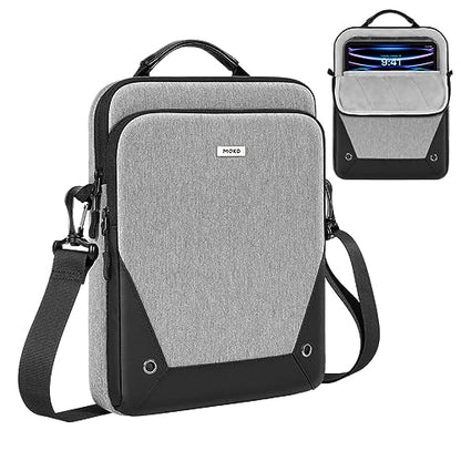 MoKo 9-11 Inch Tablet Sleeve Bag 360° Protetive Carrying Case Compatible with iPad 10th 10.9, iPad Air 5/4th 10.9, iPad 9/8th 10.2, iPad Pro 11, Tab S8/S9 11, with Handle and Shoulder Strap, Gray - color: Gray