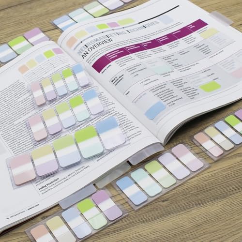 Tabs Flags Assorted Colors, 0.625 x 1.71 Inch Sticky Tabs, Easy to Post, 4 On-The-Go Dispensers/Pack, 400 Pages Total