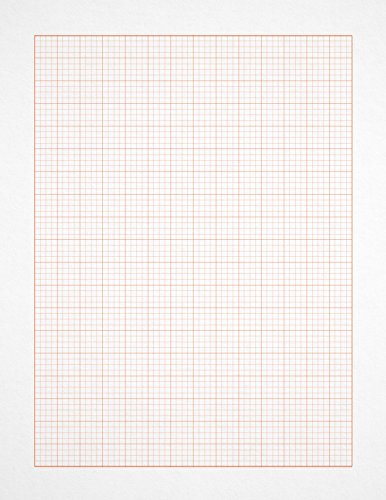 Design Ideation Grid PAD. Removable Sheet. Premium Paper. Smart-Bind Reinforced Lay Flat Binding. Orange Grid. (8.5" X 11") PAD-2550-TS (2 Book Value Pack) - size: 2 PAD VALUE PACK
