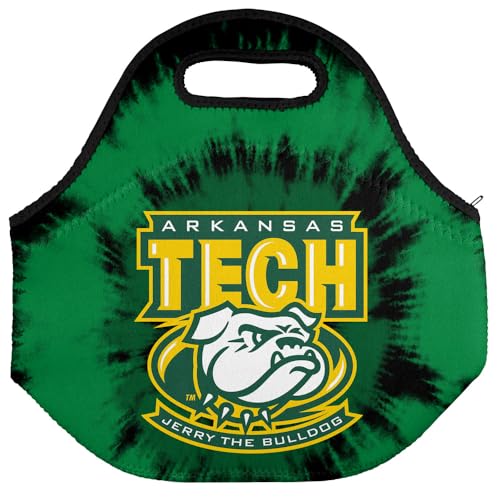 Campus Lab Arkansas Tech University Tie-Dye Soft Neoprene Lunch Bag, School - color: Arkansas Tech University ATU Wonder Boys