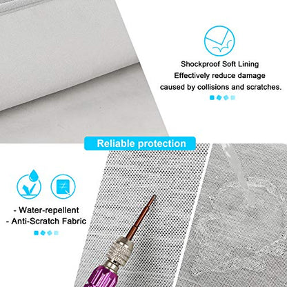 Lacdo Laptop Sleeve Case for 16 inch New MacBook Pro M5 Pro/Max A3428 A3429 (2026), M4/M3/M2/M1 Pro/Max A3403 A3186 A2991 A2780 A2485 A2141 2024-2019 | 15" Surface Laptop 7/6/5/4/3 Computer Bag, Gray - color: Gray, size: New MacBook Pro 15/16 Inch