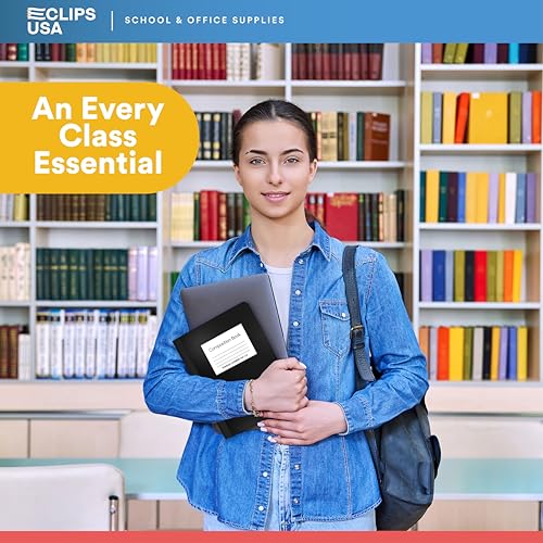 E-CLIPS USA Composition Notebook Wide Ruled Composition Notebooks Bulk Wide Ruled Notebook Paper Note Books For Schools Composition Books 80 Sheets 160 Pages 9.75” x 7.5” (48 Pack) - size: 48 Pack