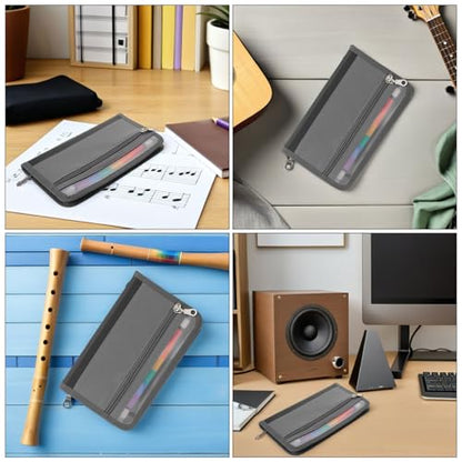 B6 Zipper Accordion File Folder with 13 Pockets, Expanding Vertical Document Organizer for Office and School Filing, Multi-Layer Paper Divider, Portable Document Binder