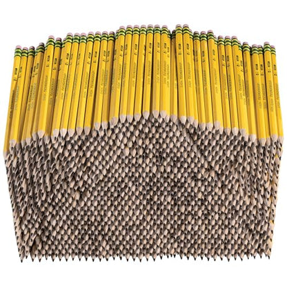 Ticonderoga Wood-Cased Pencils, Pre-Sharpened, 1000/Box, 1 Box | 2 HB Soft, Yellow, X13100 - size: 1 Count (Pack of 1000)