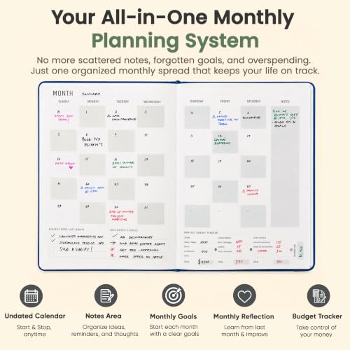 Hourly Planner & Appointment Book (8.5” x 11”) - Premium Hourly Planner with Daily Schedule & 30-Minute Time Slots for Better Time Management by PRODUCTIVITY STORE (A4, Navy) - color: Navy Blue